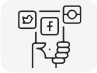 Instagram integrado ao Facebook, WhatsApp e You Tube. Posts planejados, conteúdo personalizado e engajamento.